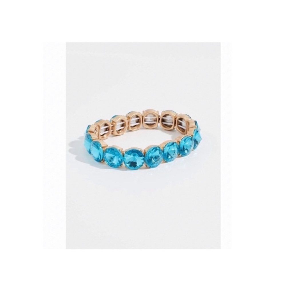 BaubleBar Blue Statement Bracelet.